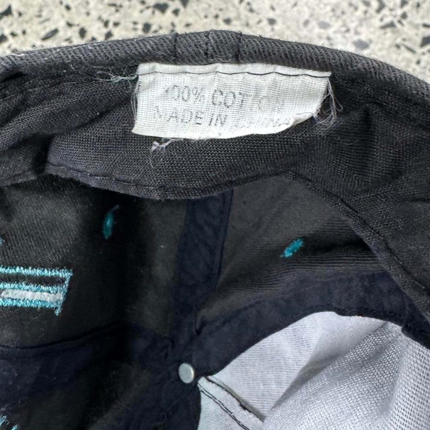 VINTAGE 90S FLORIDA MARLINS MCDONALD’S JUNIOR MARLINS CLUB SNAPBACK HAT: