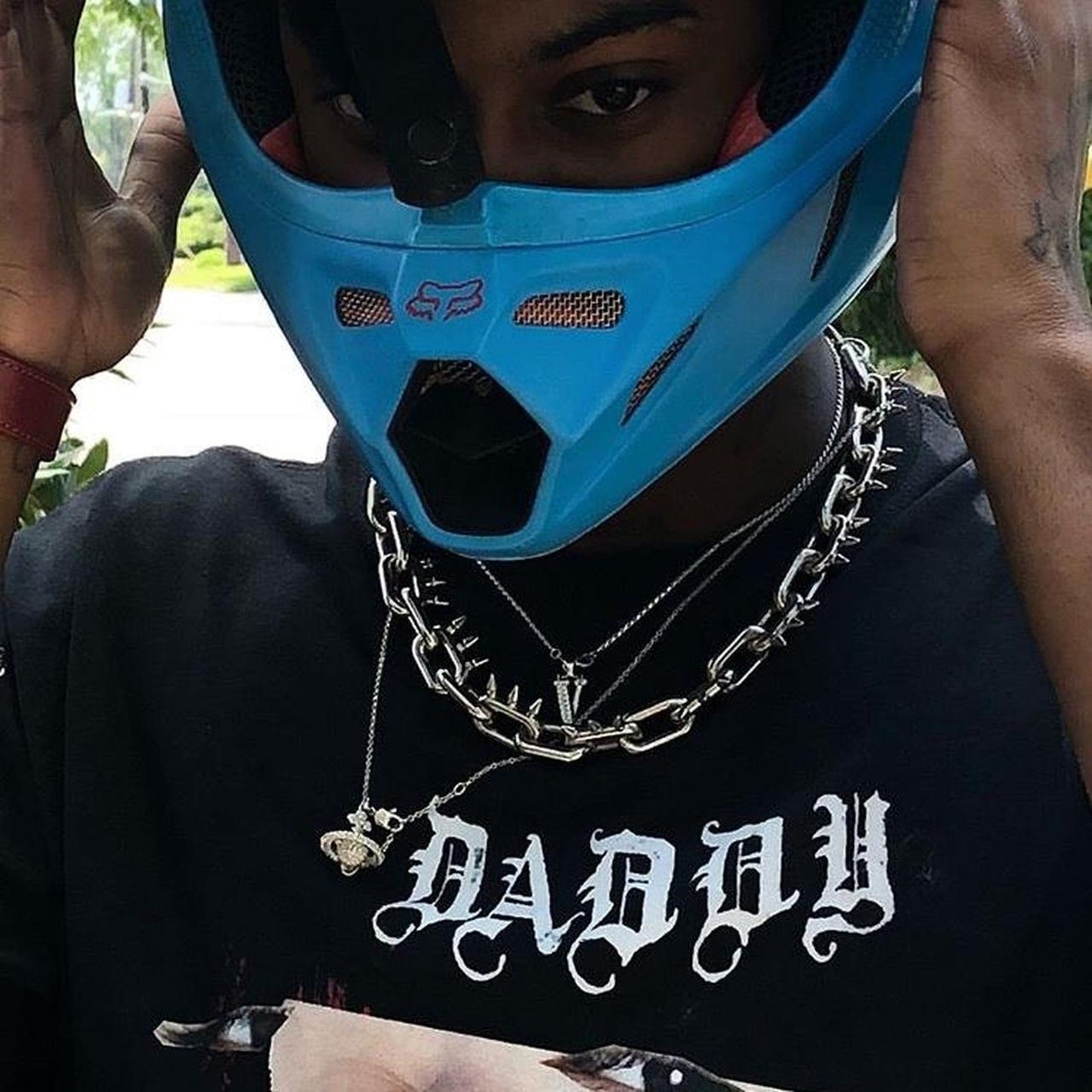 LIL PEEP X SUSBOY COLLAB MEMORIAL COLLAGE DADDY TATTOO TEE: