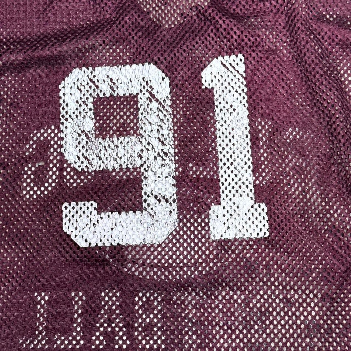 VINTAGE Y2K BULLDOGS FOOTBALL MESH JERSEY: