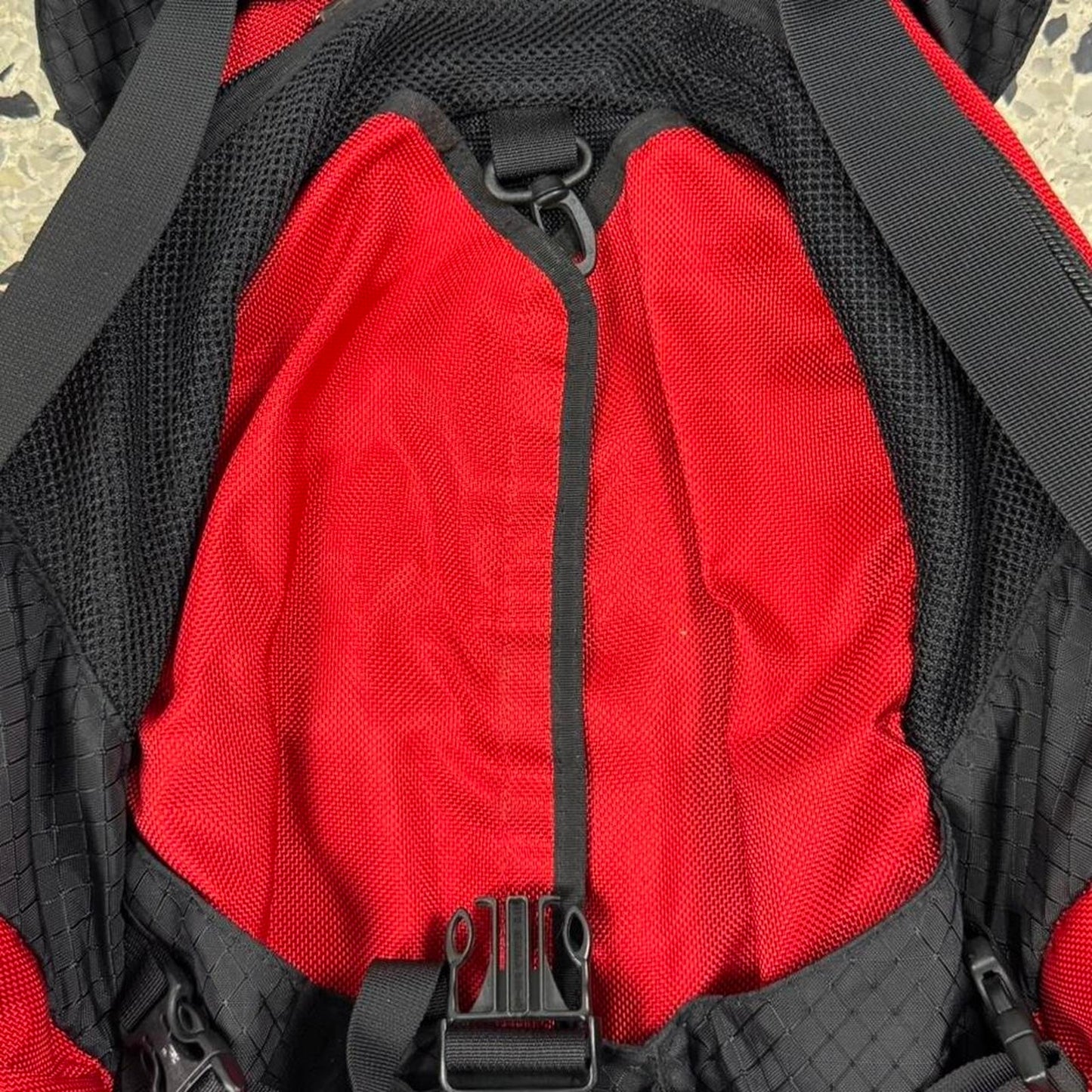 VINTAGE 90S OAKLEY SOFTWARE OAKLEY ICON BACKPACK RED BLACK TACTICAL BAG: