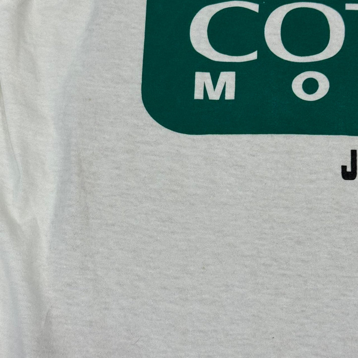VINTAGE Y2K MINIMAL WEED LOGO COTTON MOUTH TOURIST TEE: