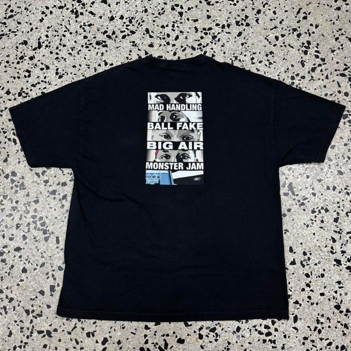 VINTAGE 90S REEBOK ABOVE THE RIM WANTED FOR ABOVE THE RIM VIOLATIONS TEE: