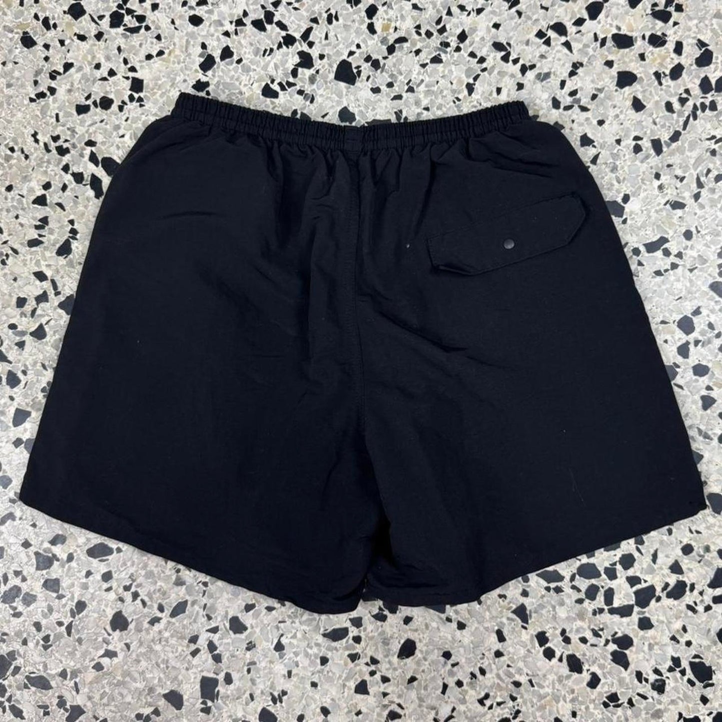PATAGONIA 5” INSEAM BLACK BAGGIES SHORTS: