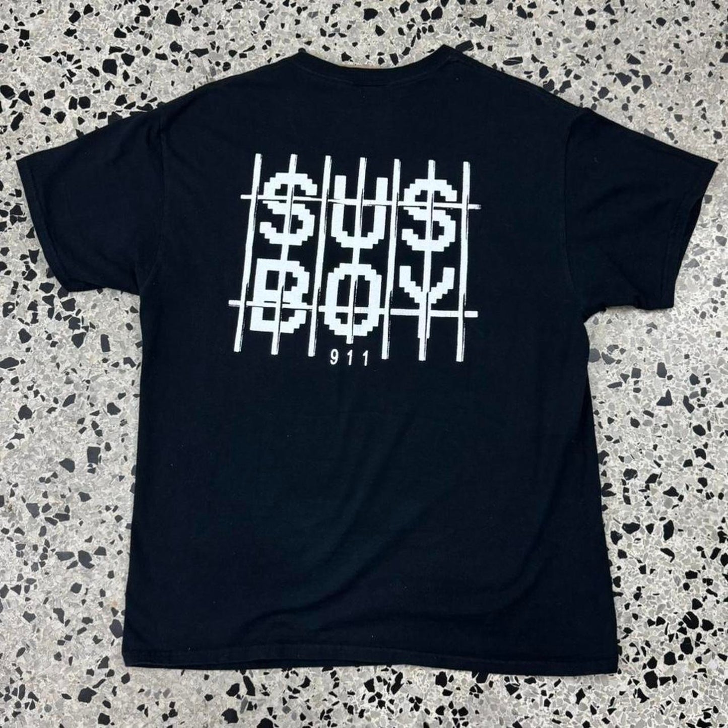 LIL PEEP X SUSBOY COLLAB MEMORIAL COLLAGE DADDY TATTOO TEE: