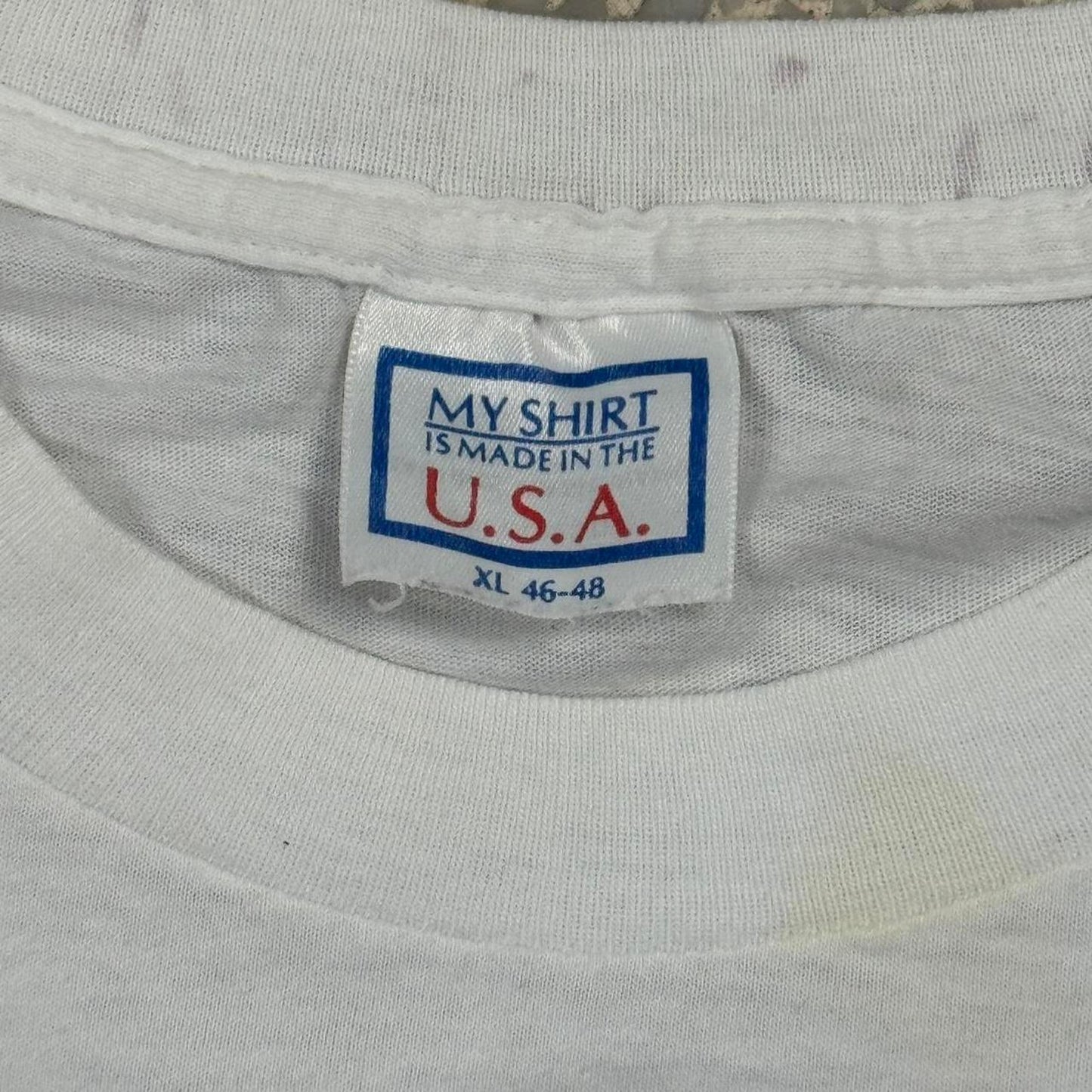 VINTAGE 80S 90S SINGLE STITCH BOXING TKO THUNDERN KNOCK OUT TEE: