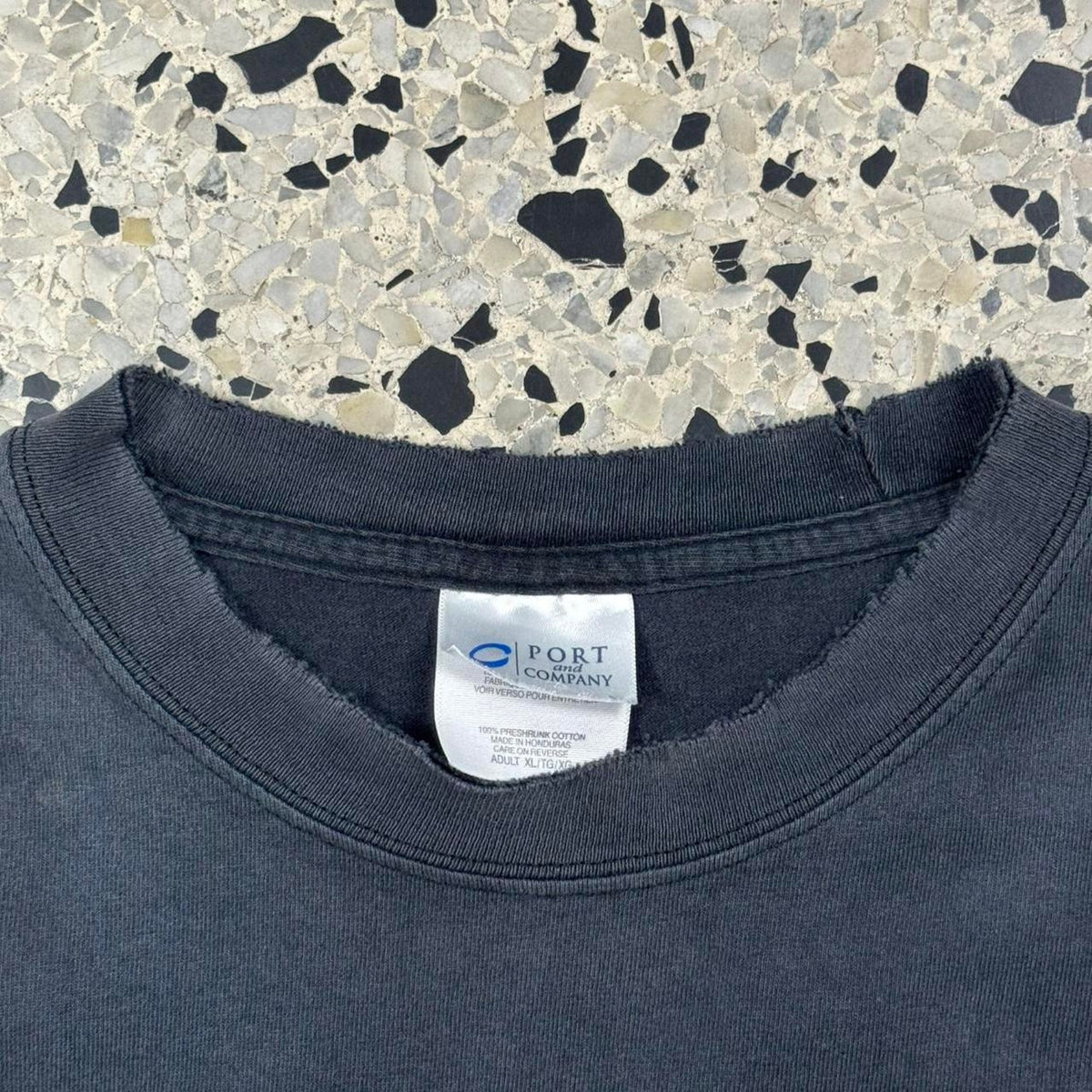 VINTAGE Y2K THRASHED CARDINAL HEALTH PROMO LONGSLEEVE TEE:
