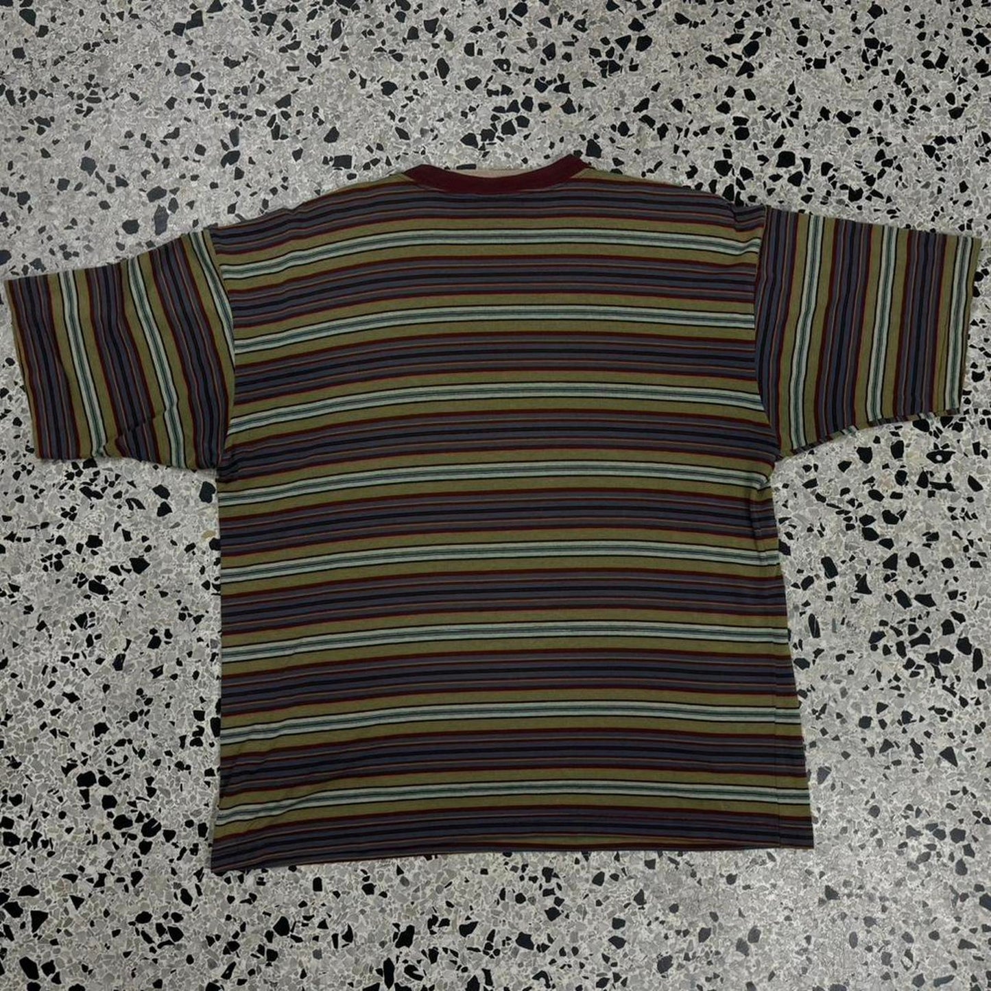 VINTAGE 90S Y2K BUGLE BOY ESSENTIAL STRIPPED TEE: