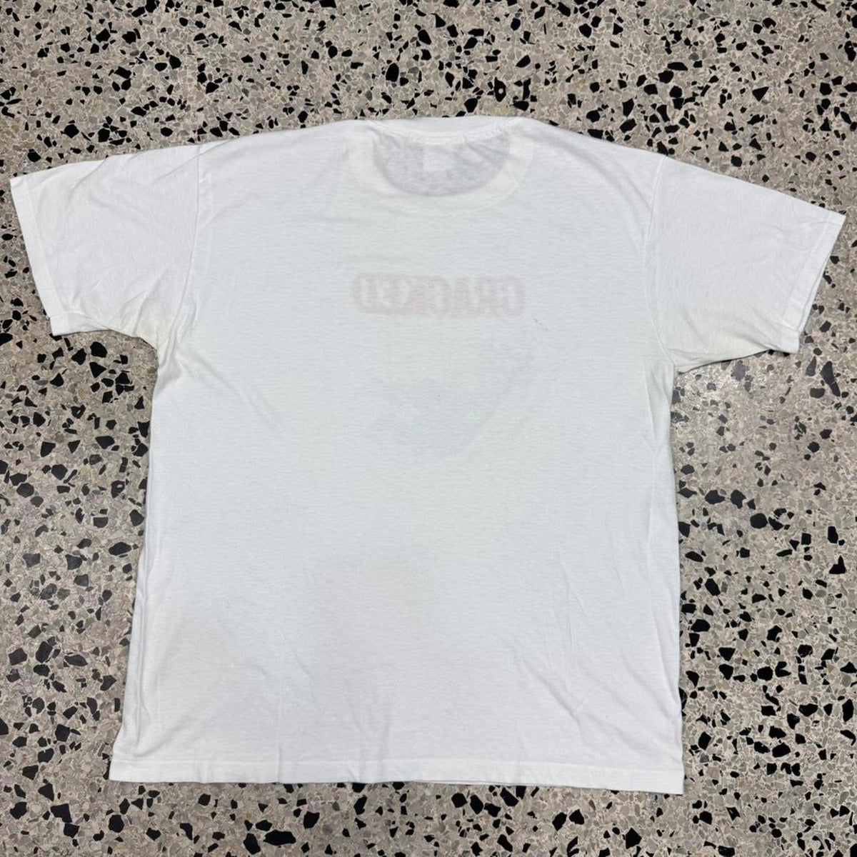 VINTAGE 90S SINGLE STITCH CRACKED MAGAZINE SUPERMAN PARODY PROMO TEE: