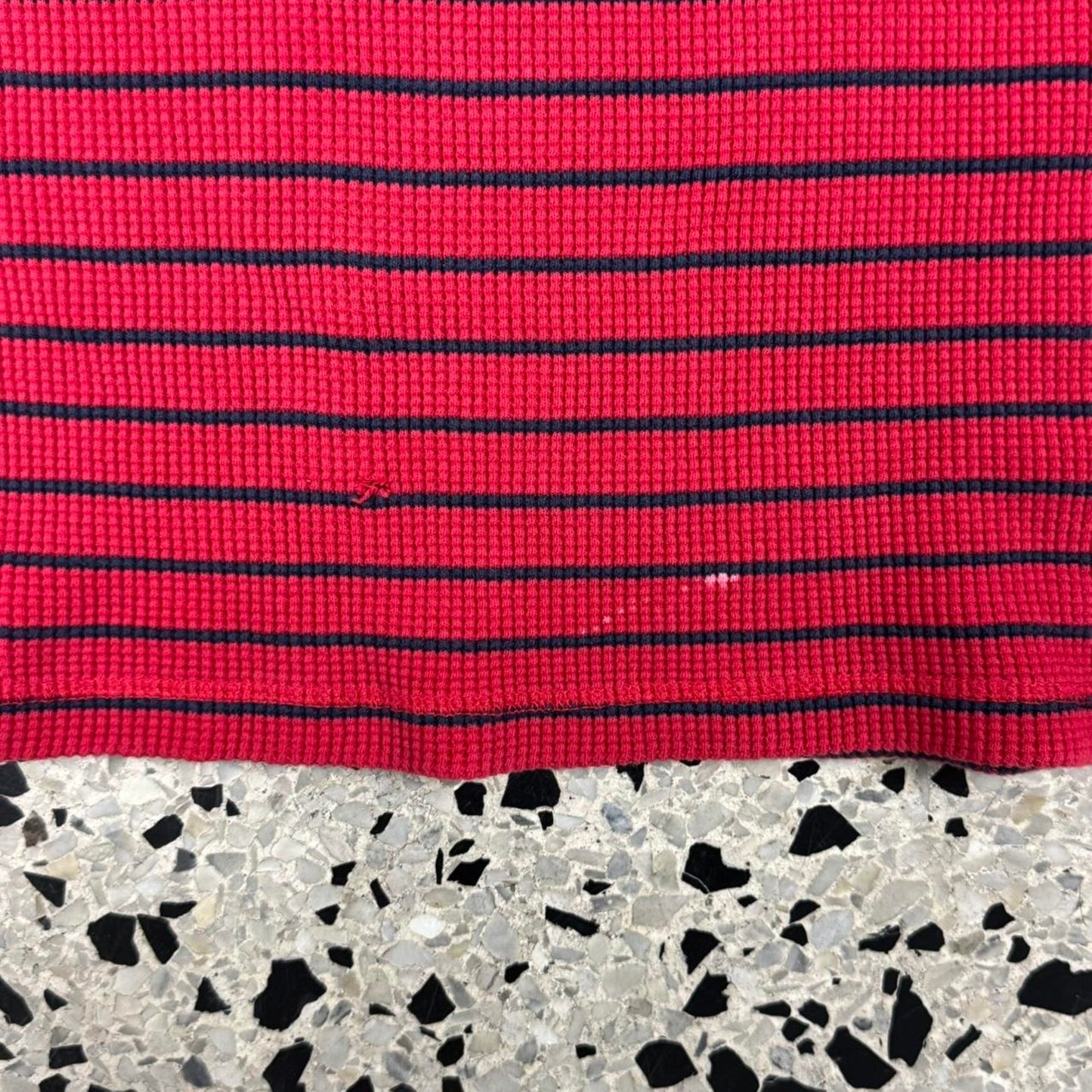 VINTAGE 90S Y2K POLO JEANS CO. RALPH LAUREN RED AND NAVY STRIPED LONGSLEEVE:
