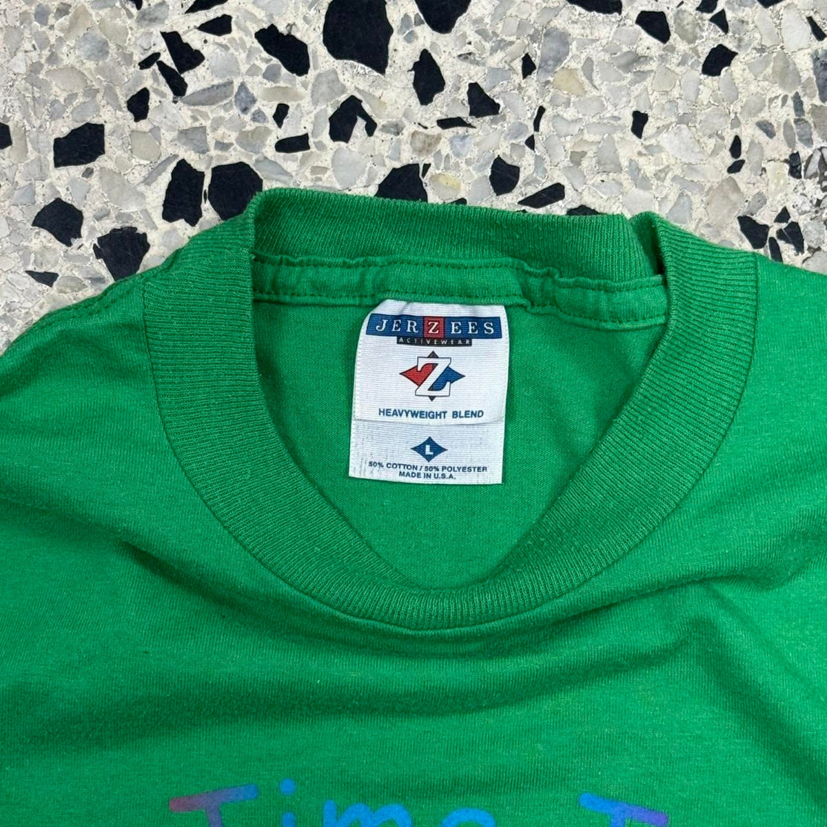 VINTAGE 90S 1999 BURNING MAN THE TIME TUNNEL TIC TOC TOWN FESTIVAL CUT OFF TEE: