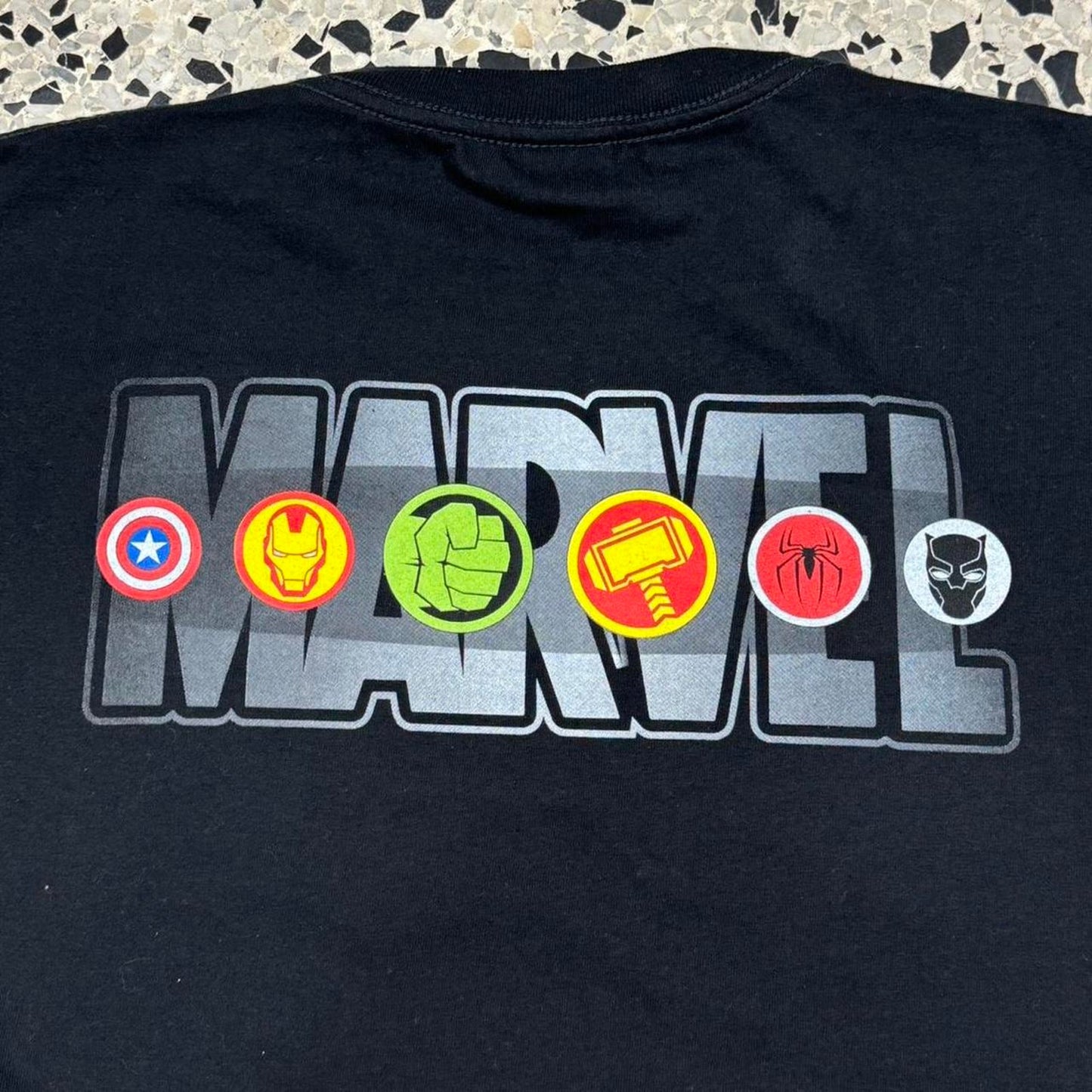 VINTAGE Y2K ROCKSTAR JG MARVEL AVENGERS TEE: