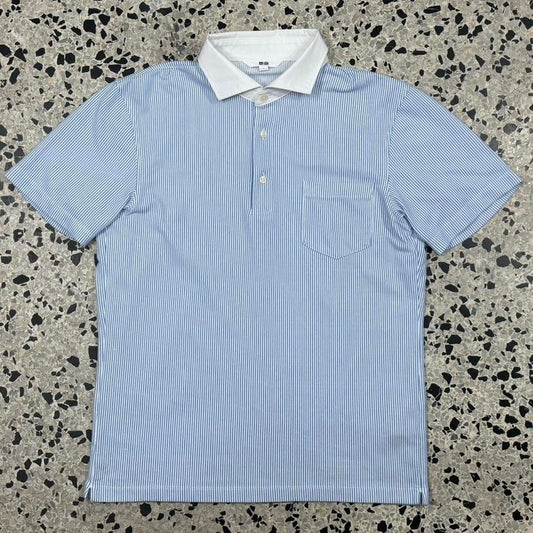 UNIQLO ESSENTIAL OXFORD COLLAR POLO SHIRT: