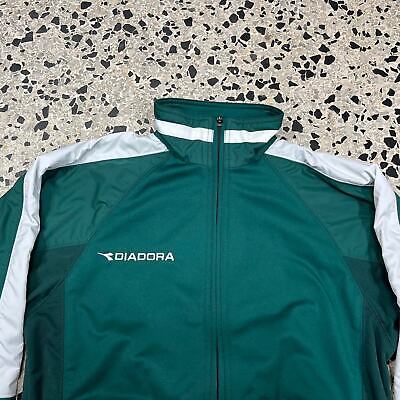 VINTAGE Y2K DIADORA FULL ZIP TRACK JACKET: