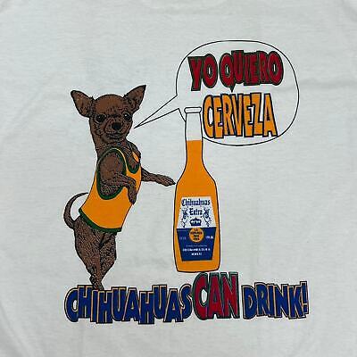 VINTAGE SINGLE STITCH YO QUIERO CERVEZA CHIHUAHUA BEER TEE