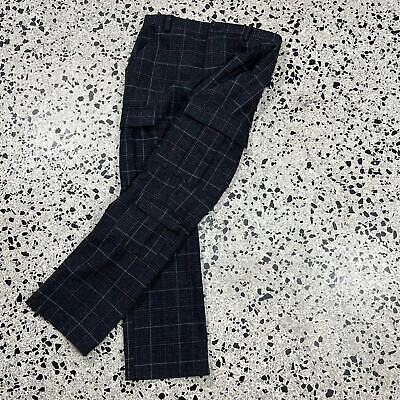 BNWT GUESS ORIGINALS WOOL PLAID CARGO PANTS