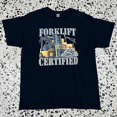 VINTAGE Y2K FORKLIFT CERTIFIED MEME TEE