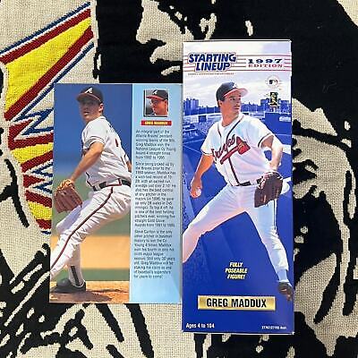 VINTAGE 1997 GREG MADDUX BASEBALL STARTING LINEUP COLLECTIBLE FIGURE