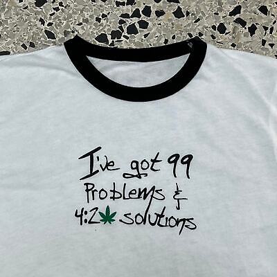 VINTAGE SINGLE STITCH 99 PROBLEMS AND 4:2O SOLUTIONS TEE