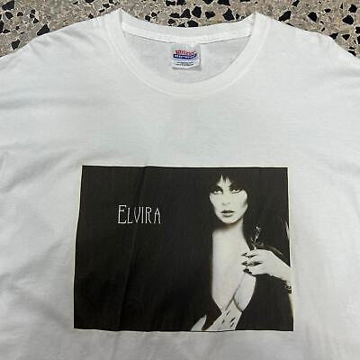 VINTAGE Y2K GOTH SUGAR MOMMY BLUEPRINT ELVIRA TEE