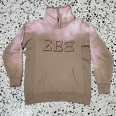 SASQUATCHFABRIX AW10 DYED SEX COLLEGE CUT OFF HOOD HOODIE