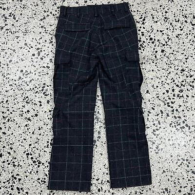 BNWT GUESS ORIGINALS WOOL PLAID CARGO PANTS