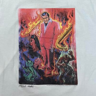 VINTAGE Y2K DICKIES X RICKY POWELL DR.REVOLT SATAN GRAFFITI T-SHIRT