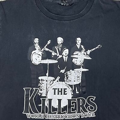 VINTAGE Y2K THE KILLERS WORLD DESTRUCTION TOUR TEE