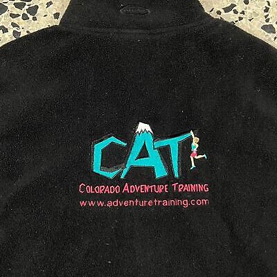 VINTAGE Y2K CAT FLEECE HIKING VEST