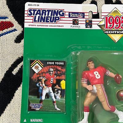 VINTAGE 1995 STEVE YOUNG (1) STARTING LINEUP COLLECTIBLE FIGURE