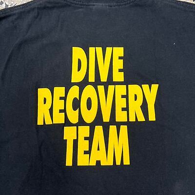 VINTAGE Y2K CANADIAN HARVARD DIVE RECOVERY TEAM TEE