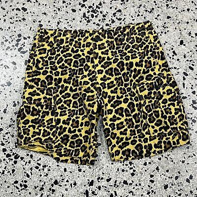 THE HUNDREDS LEOPARD AOP CARGO SHORTS (IMAGINE THE’YRE SUPREME):