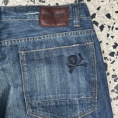 VINTAGE Y2K ZOO YORK BAGGY SKATER DENIM PANTS