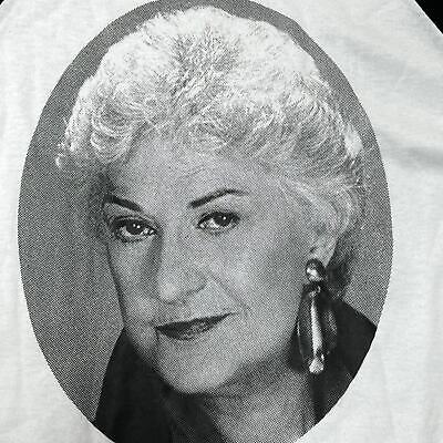 VINTAGE Y2K GOLDEN GIRLS BETTY WHITE RAGLAN BASEBALL TEE