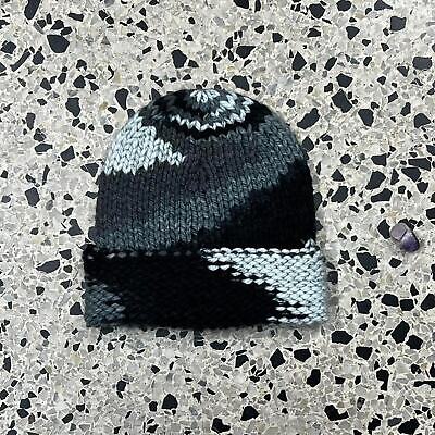 SUPREME SS 24 KNIT BLACK/WHITE BEANIE: