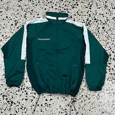 VINTAGE Y2K DIADORA FULL ZIP TRACK JACKET: