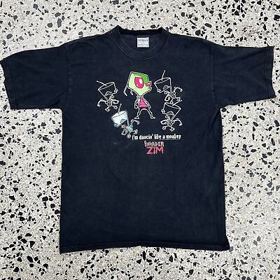 VINTAGE Y2K NICKELODEON INVADER ZIM PROMO TEE