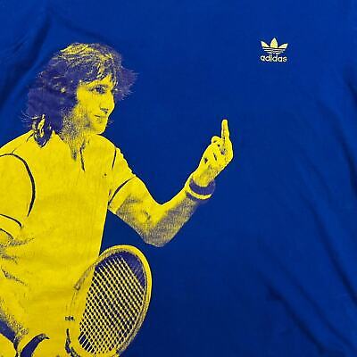 VINTAGE Y2K ILIE NASTASE X ADIDAS PROMO TEE: