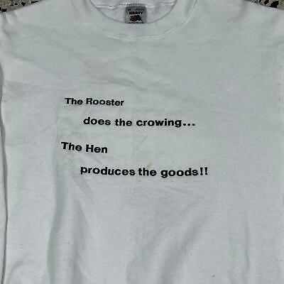 VINTAGE 80S 90S THE ROOSTER DOES THE CROWING RAGLAN SWEATSHIRT