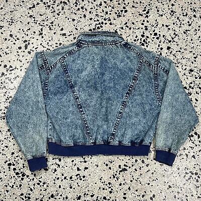 VINTAGE Y2K NIKE JAPAN ACID WASHED CROPPED DENIM JACKET: