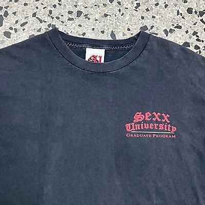 VINTAGE Y2K SEXX UNIVERSITY MAGNA CUM LAUDE TEE