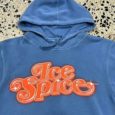 ICE SPICE LIGHT BLUE MUNCH HOODIE FROM ONLINE MERCH DROP