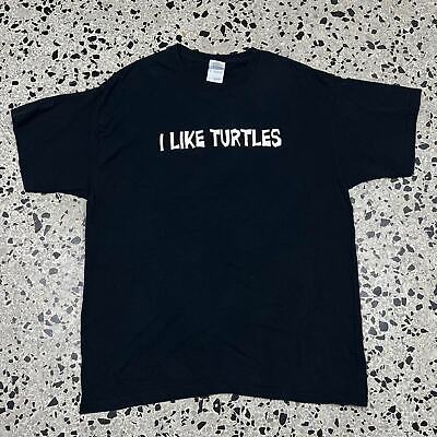 VINTAGE Y2K I LIKE TURTLES TEE