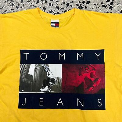 VINTAGE Y2K TOMMY HILFIGER JEANS SKATEBOARDING TEE