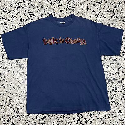 VINTAGE 90S SINGLE STITCH TALK IS CHEAP TEE