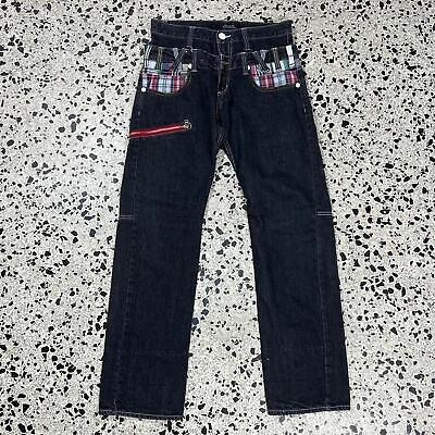 VINTAGE Y2K JAPANESE BRAND DOMINATE DOUBLE WAISTED BONDAGE PANTS