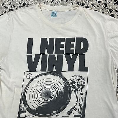 VINTAGE Y2K I NEED VINYL TEE