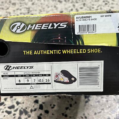 RARE 1017 ALYX 9SM X HEELYS COLLABORATION WHEELED SHOES: