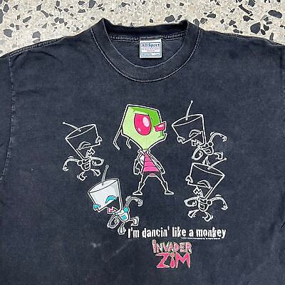 VINTAGE Y2K NICKELODEON INVADER ZIM PROMO TEE