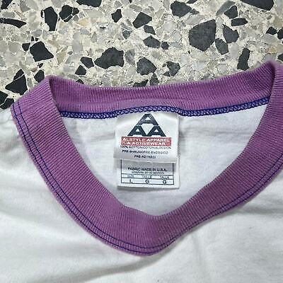 VINTAGE Y2K BLUE MAN GROUP PURPLE RINGER TEE