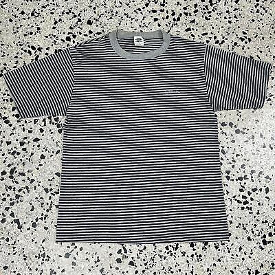 VINTAGE Y2K GOTCHA BRAND STRIPED TEE